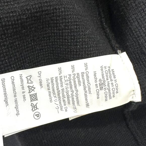 J. Crew Black Sophie Open-Front Sweater-Blaze Size Small - Picture 6 of 8